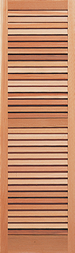 Southern Shutter Company |   Standard Fixed Louver Shutters
