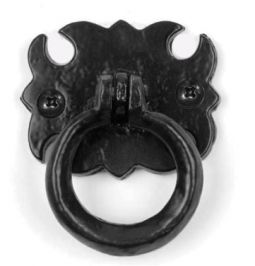 Antique Ring Pull 1 7/8" Diameter Ring on Plate, Cast Aluminum (each)