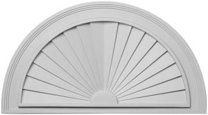 Half Round Sunburst