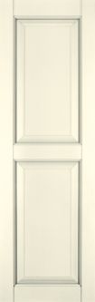 Atlantic Architectural - Two Raised Panel Style Exterior Shutter (2 pack)