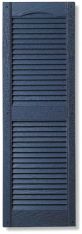 Girardin 12" wide Cathedral Top Closed Louver, Vinyl Shutters (2 pack)