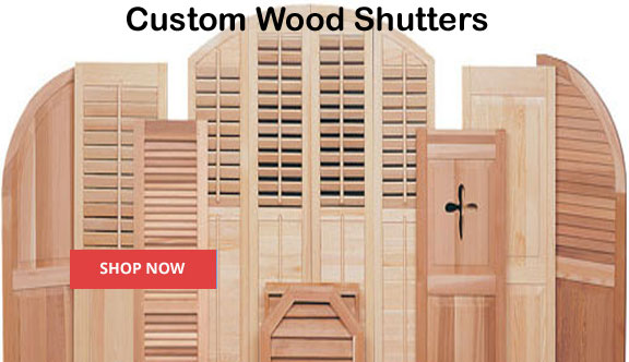 Custom Wood Exterior Shutters