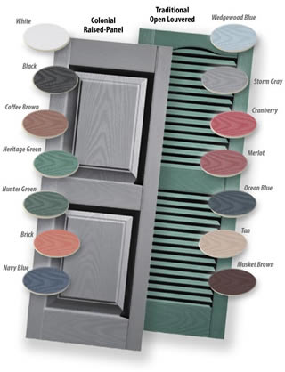 Dinesol Vinyl Shutters