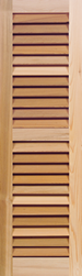 Larson Shutter Company |  DesignLine Fixed Louver with 2 1/4" Slats