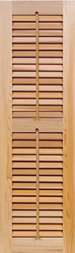 Larson Shutter Company |  DesignLine Fixed Louver with False Control Rods