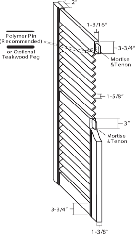 Southern Shutter Company | Heavy Duty Fixed Louver Shutter