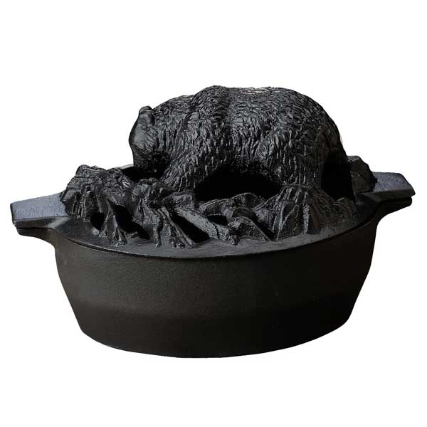 Bear Steamer Cast Iron Humidifier for Wood Stoves