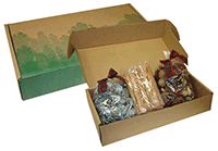 Box of Fat Wood, Scented Cones, and Color Cones