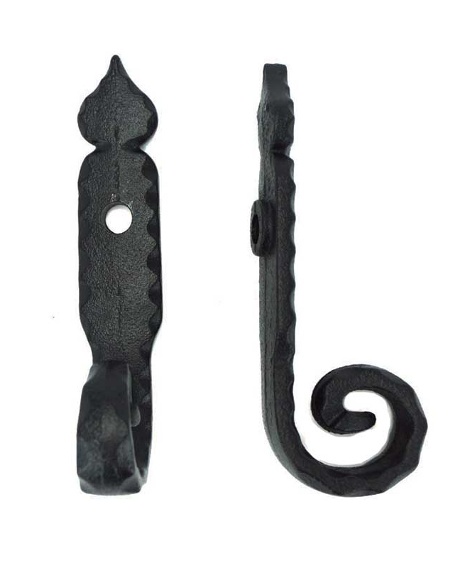 Rat Tail Holdback, Black WeatherWright Finish (pair) Larson Shutter