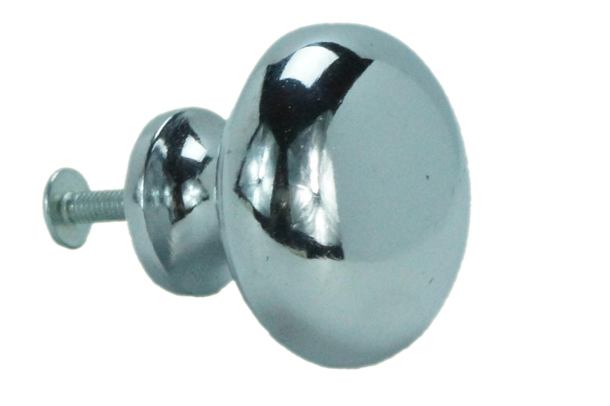 38mm Round Knob, Chrome Finish Larson Shutter Company