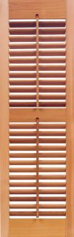 Plantation Movable 1 7/8" Louver Exterior Cedar Shutters (pair)