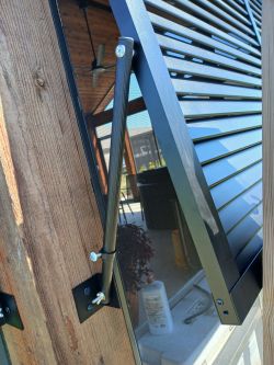 PlacerCraft 2" Wide Louver, Low Profile Decorative Aluminum Bahama Shutter