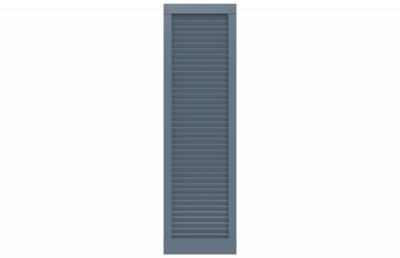 PlacerCraft Colonial Aluminum Louver Exterior Shutters (2 pack)