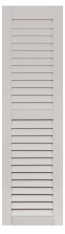 Premium Fiberglass Exterior Composite Louver Shutter (2 pack)