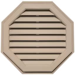Mid-America 27" Octagon Vinyl Gable Vent