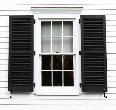 Forever PVC Exterior Louvered Shutters Larson Shutters