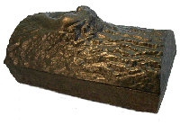 Log Steamer, Brown Majolica