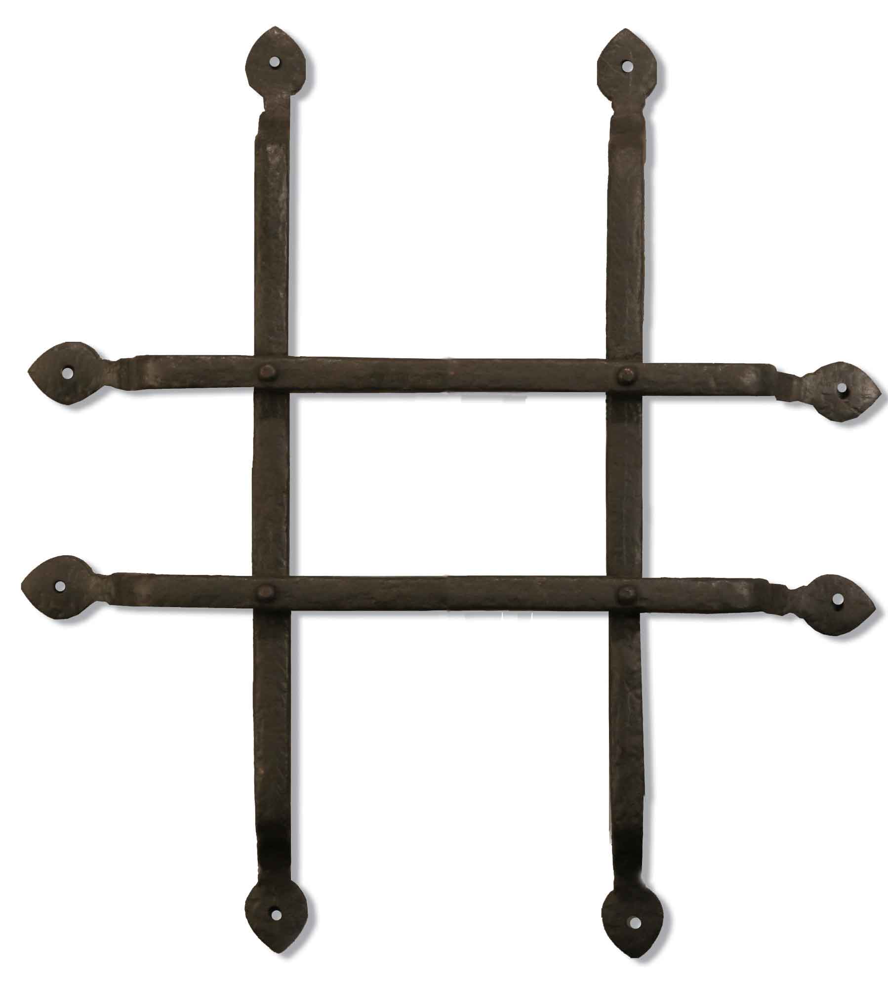 Coastal Bronze Window Metal Grill Door (2 by 2 Bars)