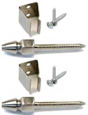 5/8" Hidden Shutter Stay Stainless Steel (pair)