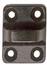 Eye with 4 screws Cast iron, powder coated black (each)