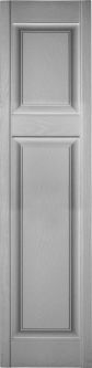 Mid-America Cottage Style Williamsburg 67" High Raised Panel Exterior Vinyl Shutters (2 pack)