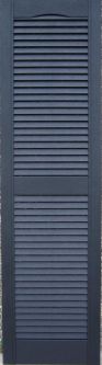 Perfect Shutters 15" wide Premier Louver Vinyl Shutter (2 pack)