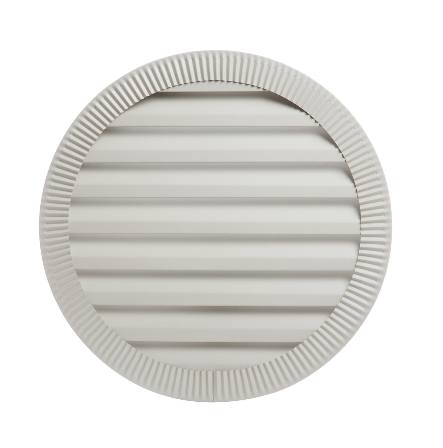 Custom Round Louvered Gable Vent .019 Aluminum