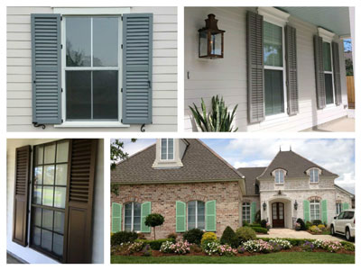 Colonial Shutters Exterior Aluminum Shutters Larson Shutter