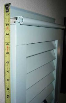 12" x 18" Aluminum Bahama Shutter Mini Sample (each)