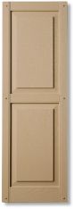 Girardin 14" wide Raised Panel, Vinyl Shutters (2 pack)