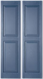 Mid-America Williamsburg Master Raised Panel Exterior Vinyl Shutters (2 pack)