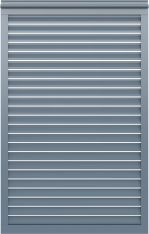 Z Louver Style Decorative Aluminum Bahama Shutter (each)