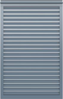 Z Louver Style Decorative Aluminum Bahama Shutter (each)