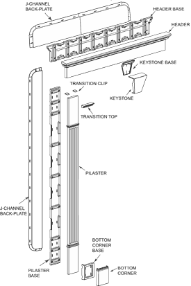 J-Channel Back Plate